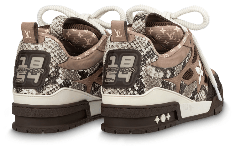 Кроссовки Louis Vuitton Skate Low Brown - изображение 3