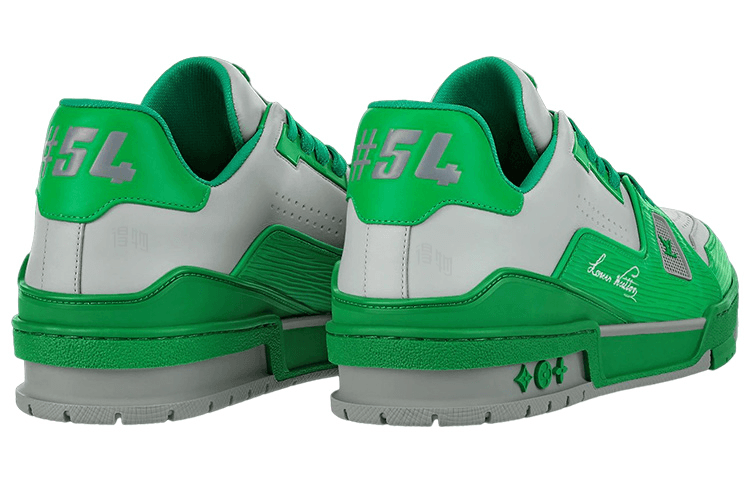 Кроссовки Louis Vuitton Trainer White Green - изображение 4