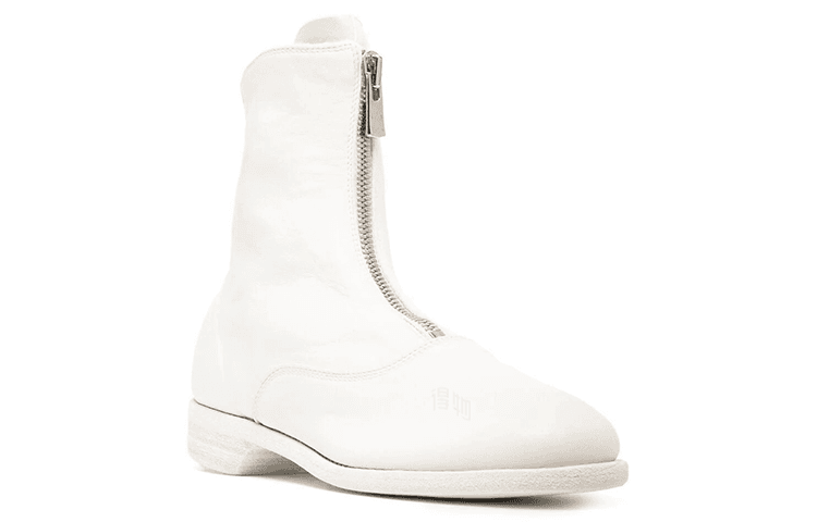 Сапоги GUIDI Zipper Ankle Boots White - изображение 3