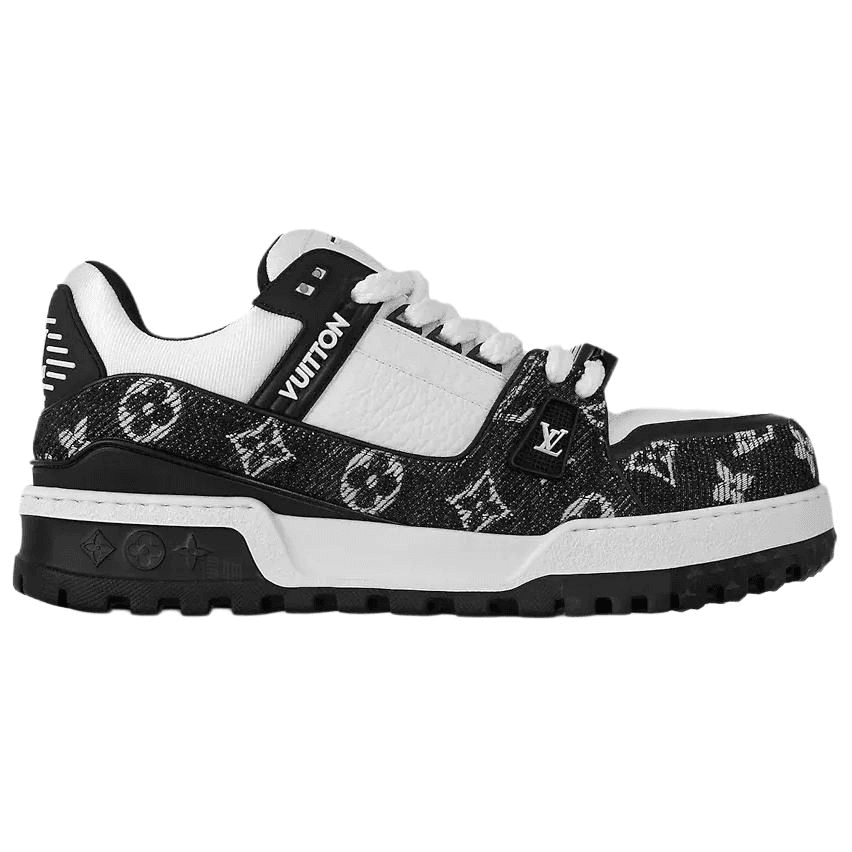 Кроссовки LOUIS VUITTON Trainer Maxi Black White - изображение 2