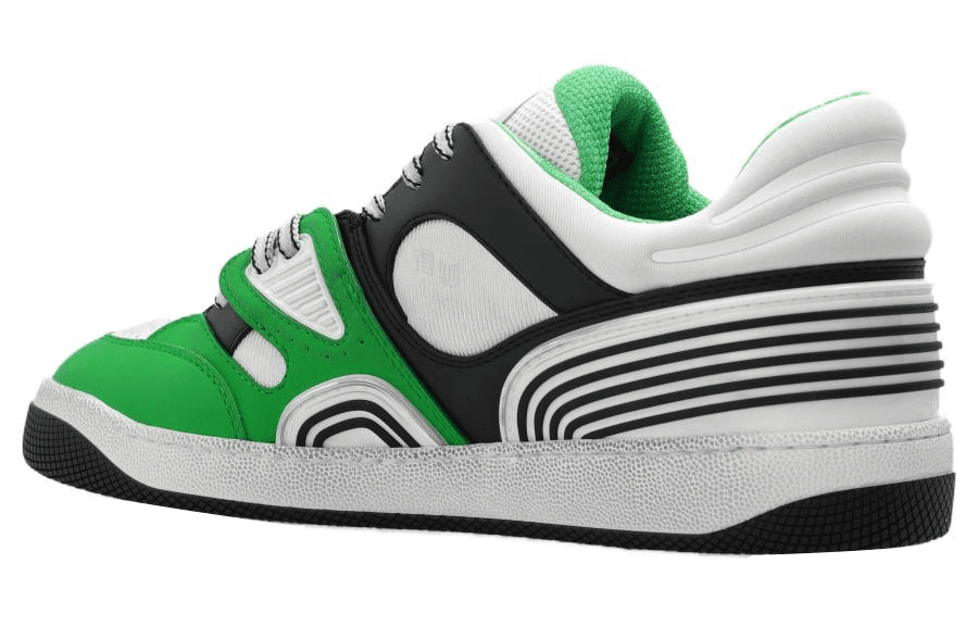 Кроссовки Gucci Basket Green White Black - изображение 4