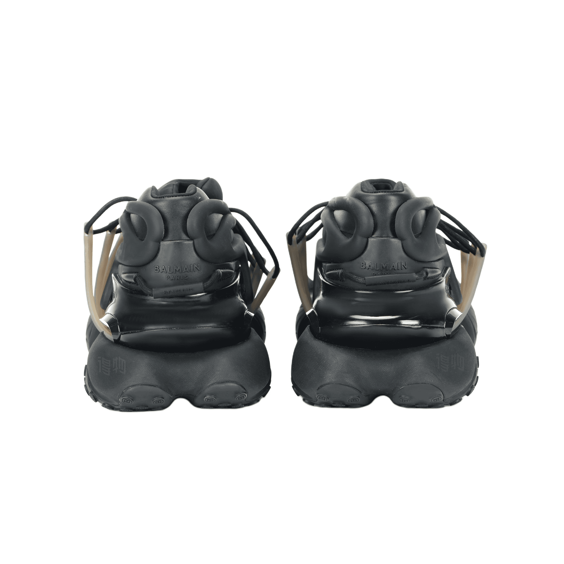 Кроссовки Balmain Low-Top Sneakers Black - изображение 4