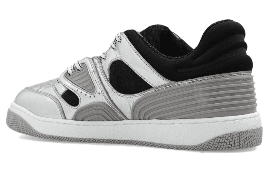 Кроссовки Gucci Basket Silver - изображение 4