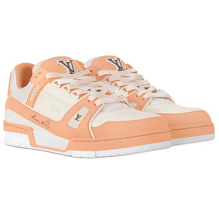 Кроссовки Louis Vuitton Trainer Orange - изображение 4