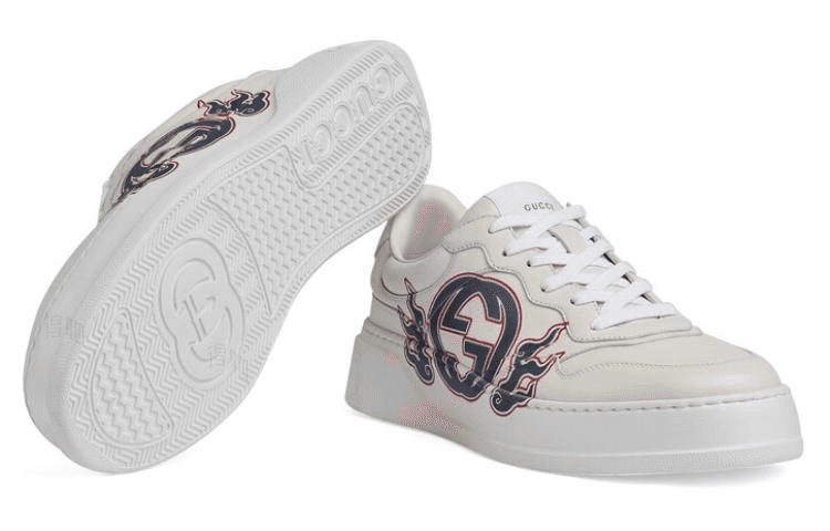 Кроссовки Gucci Low Top Sneakers White - изображение 5