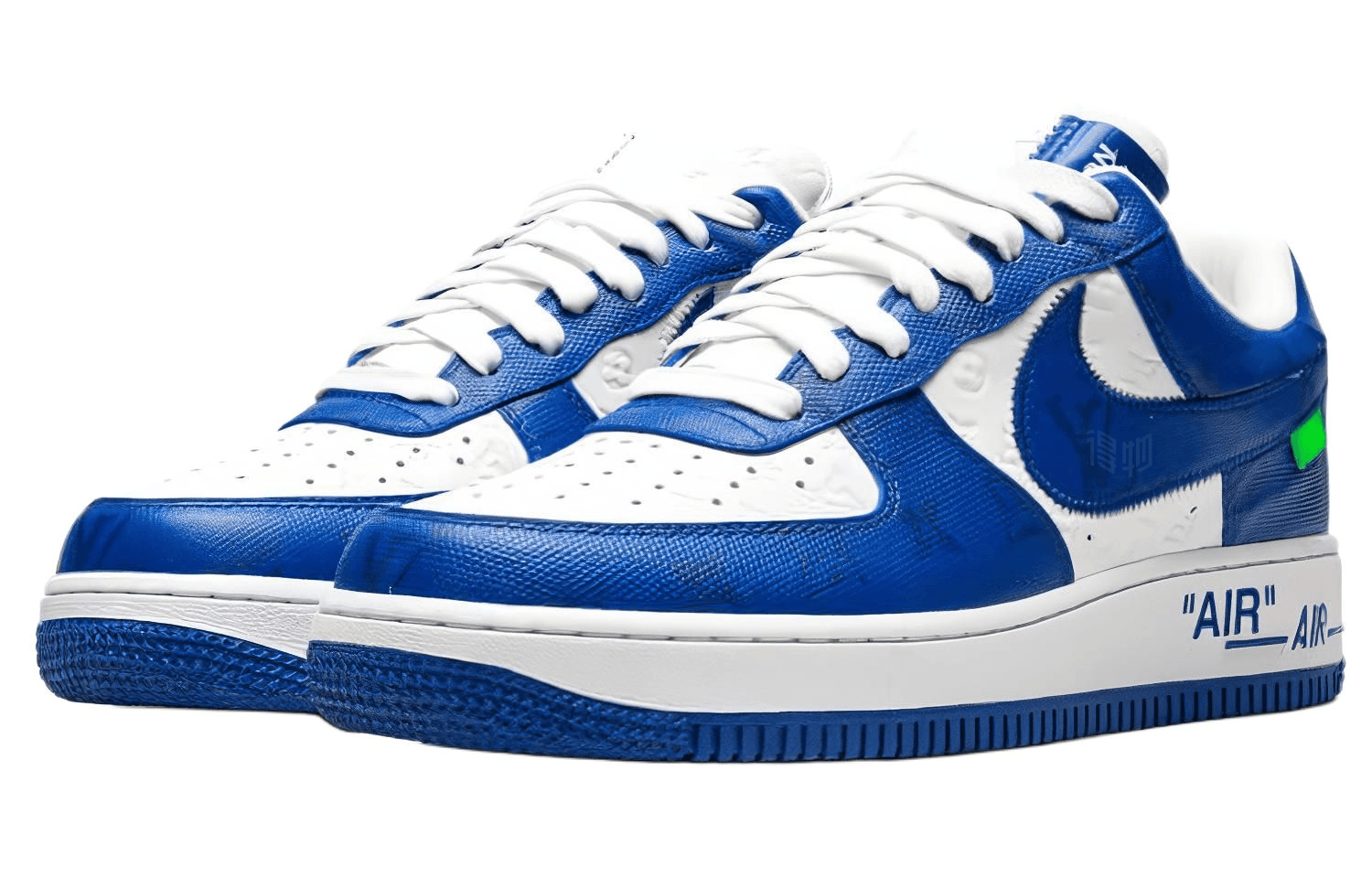Кроссовки Nike x Louis Vuitton Air Force 1 Low Blue White - изображение 2