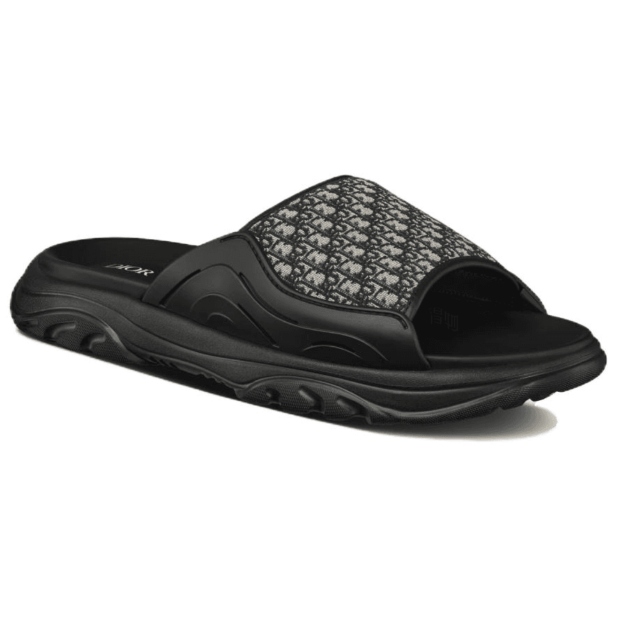 Сандалии Dior H-Town Oblique Black - изображение 3