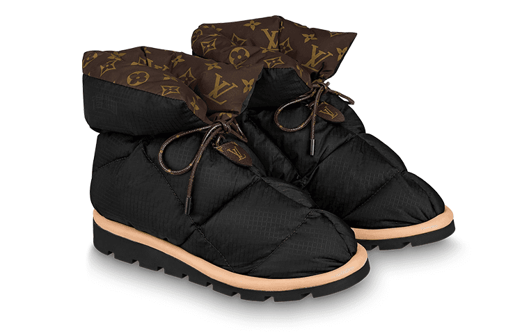 Ботинки зимние Louis Vuitton Pillow Ankle Boots Black - изображение 3