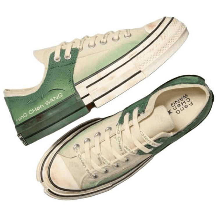 Кеды Converse x Feng Chen Wang Low Canvas Off-White Green - изображение 4