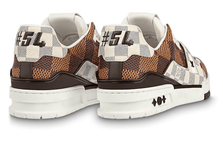 Кроссовки Louis Vuitton Trainer Brown - изображение 4