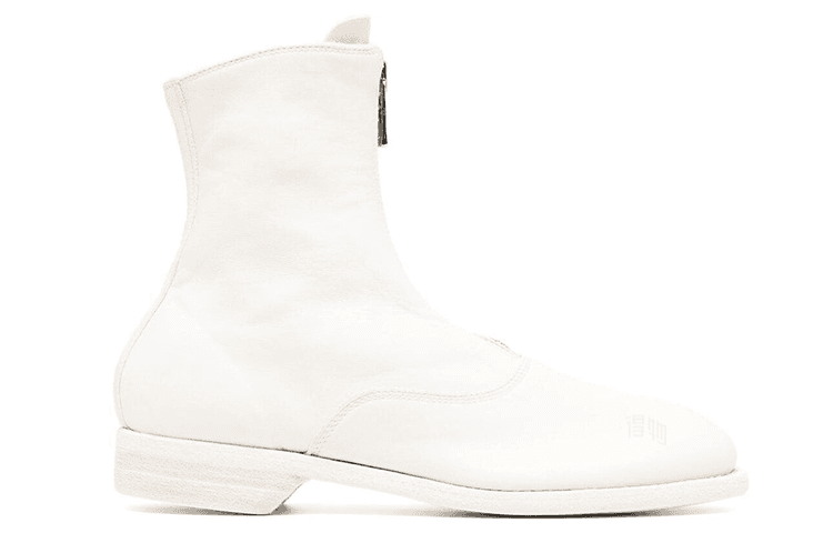 Сапоги GUIDI Zipper Ankle Boots White - изображение 2