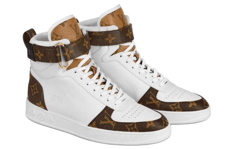 Кроссовки Louis Vuitton Boombox High-Top Sneakers White - изображение 3