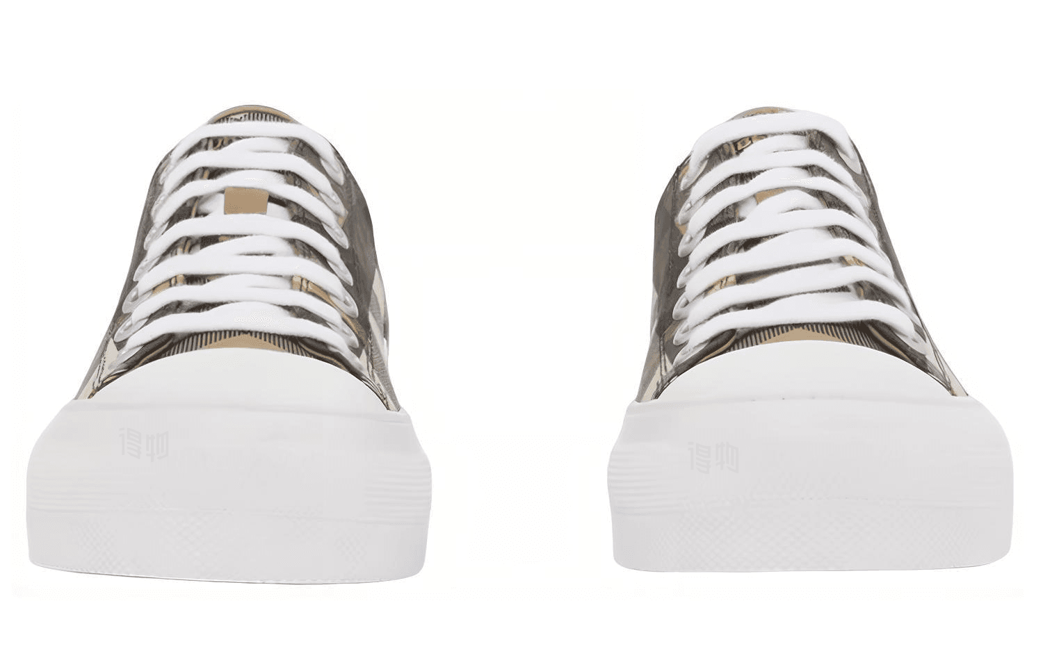 Кеды Burberry Low-Top Sneakers Grey - изображение 4