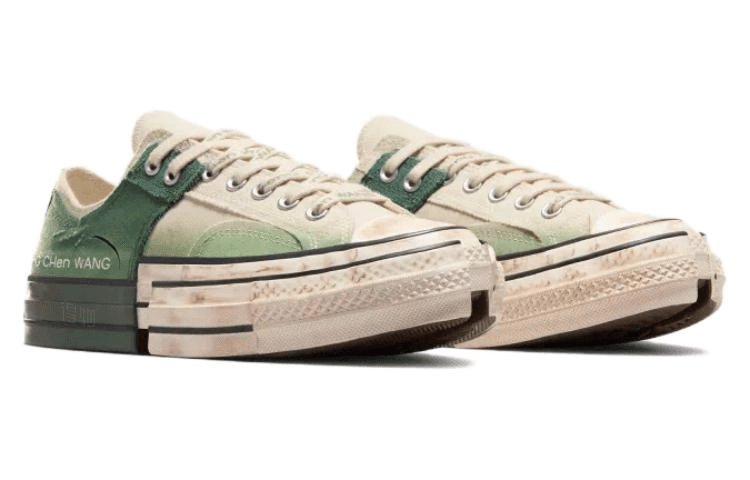 Кеды Converse x Feng Chen Wang Low Canvas Off-White Green - изображение 3