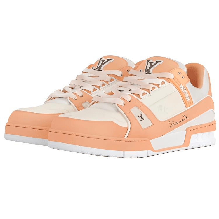 Кроссовки Louis Vuitton Trainer Orange - изображение 3