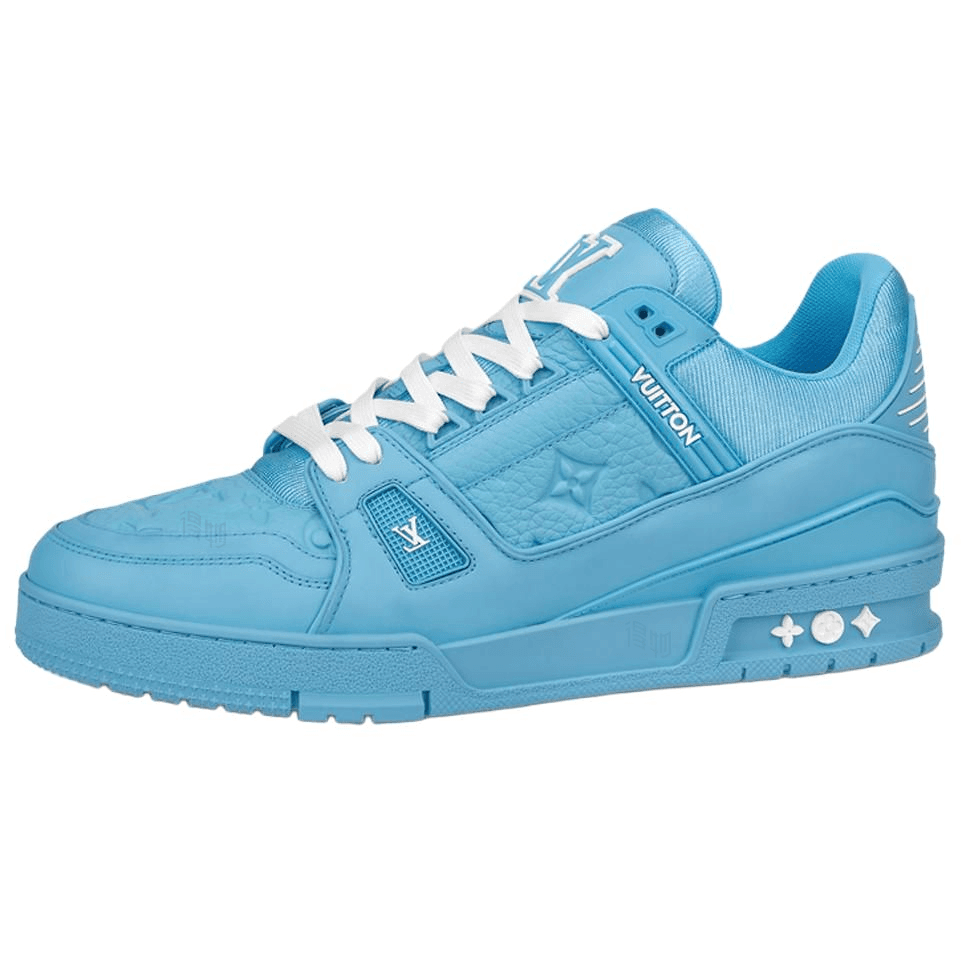 Кроссовки LOUIS VUITTON Trainer Blue - изображение 2