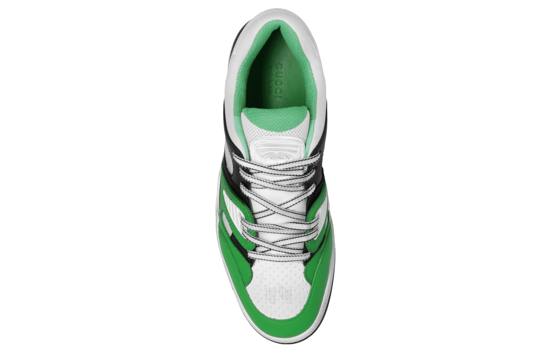 Кроссовки Gucci Basket Green White Black - изображение 5