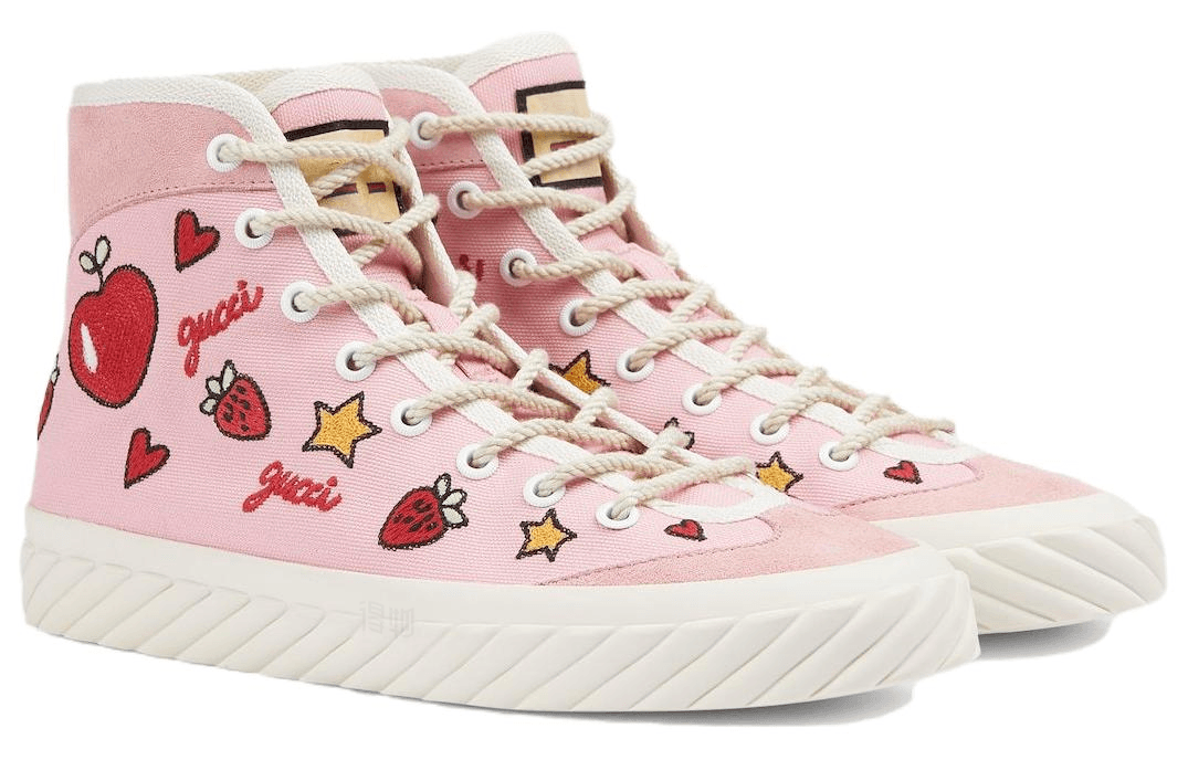 Кеды Gucci Valentine's High-Top Sneakers - изображение 3