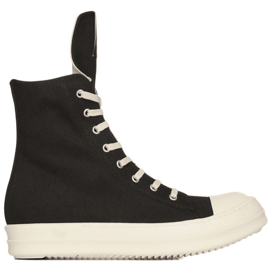 Кроссовки Rick Owens DRKSHDW Round Toe Zip High Top Sneakers Black - изображение 3