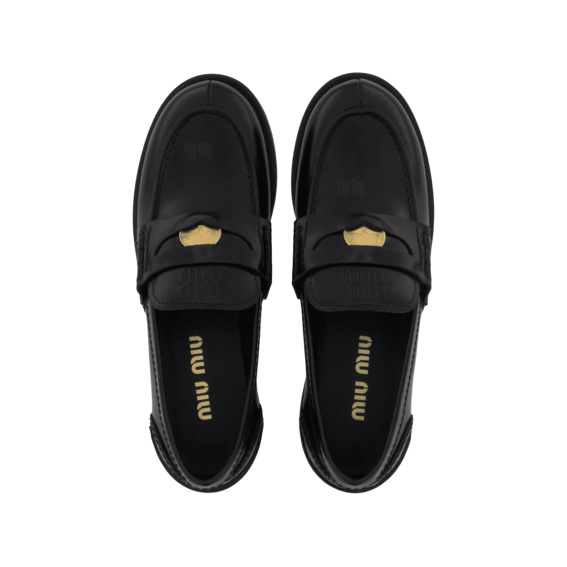Лоферы Miu Miu Penny Loafers Black - изображение 4