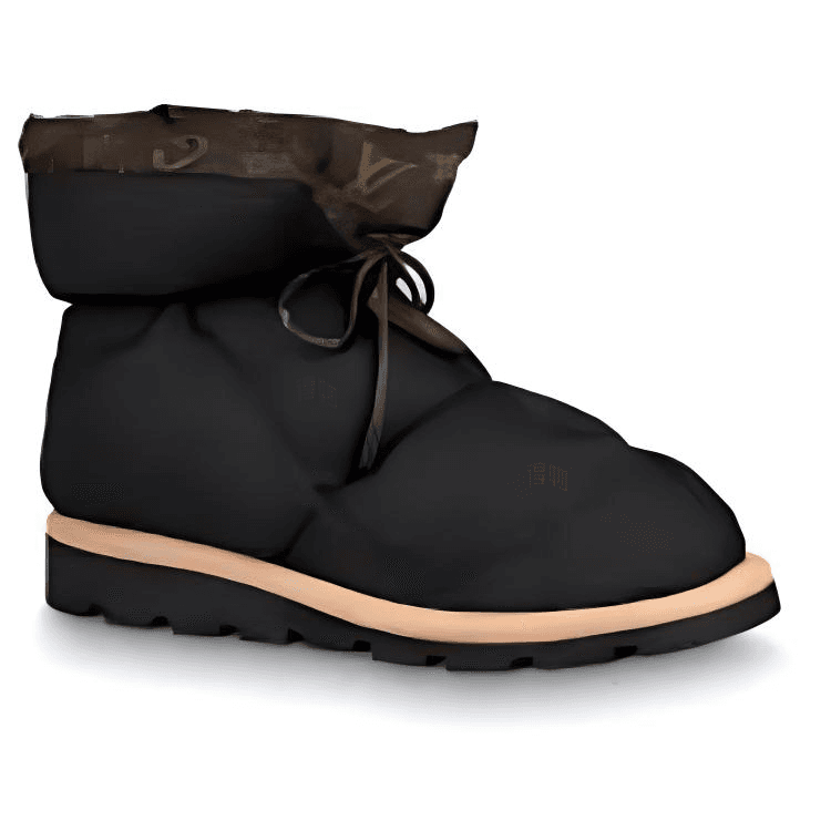 Ботинки зимние Louis Vuitton Pillow Ankle Boots Black - изображение 2