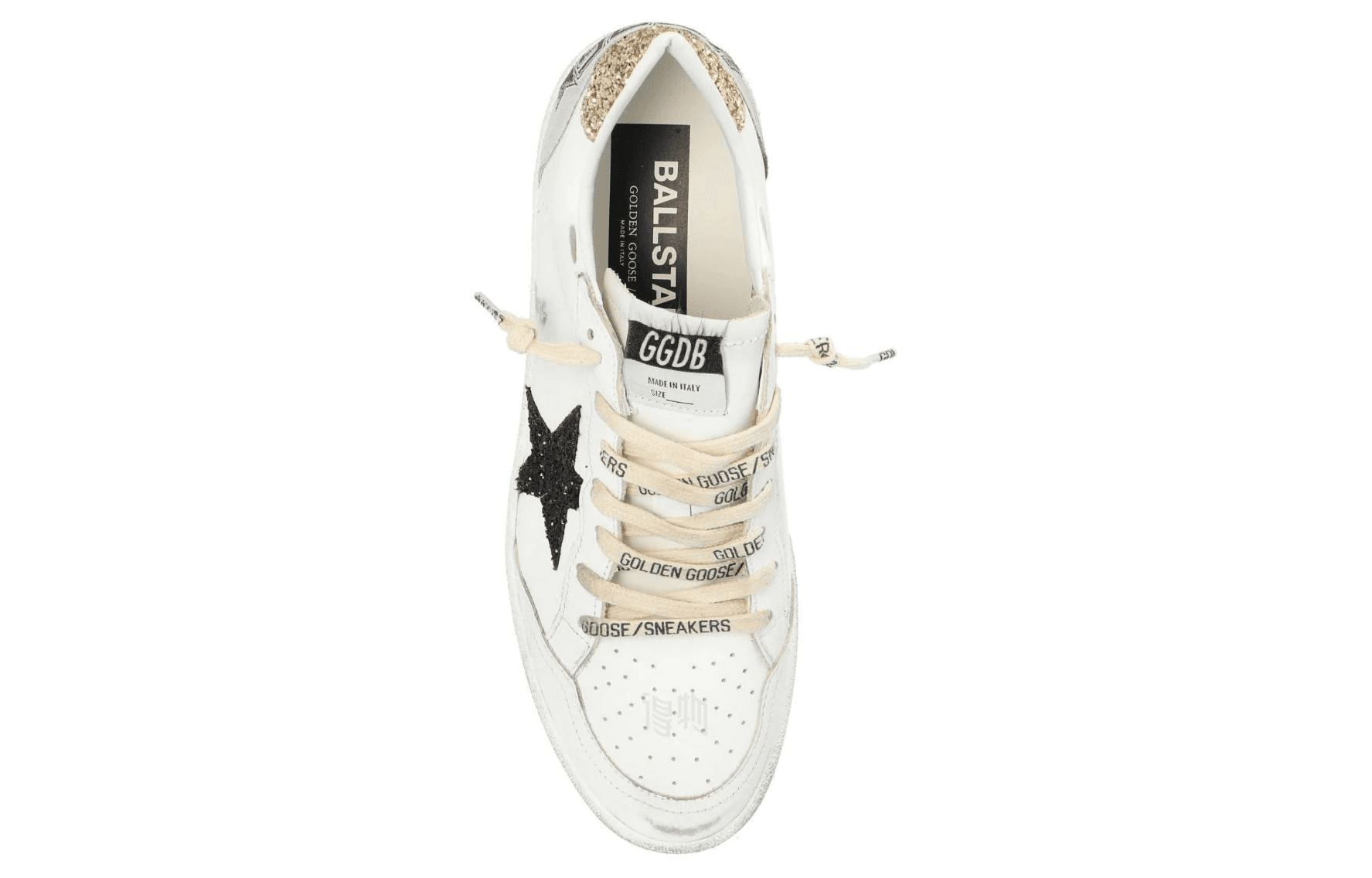 Кроссовки Golden Goose Ball Star Low Top Sneakers White Black - изображение 4