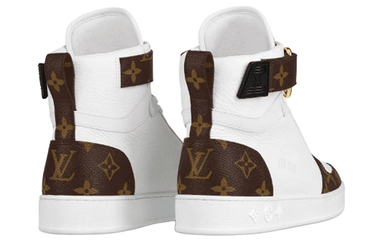 Кроссовки Louis Vuitton Boombox High-Top Sneakers White - изображение 4