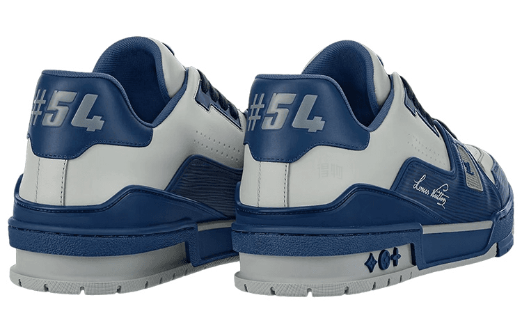 Кроссовки Louis Vuitton Trainer Grey Blue - изображение 3