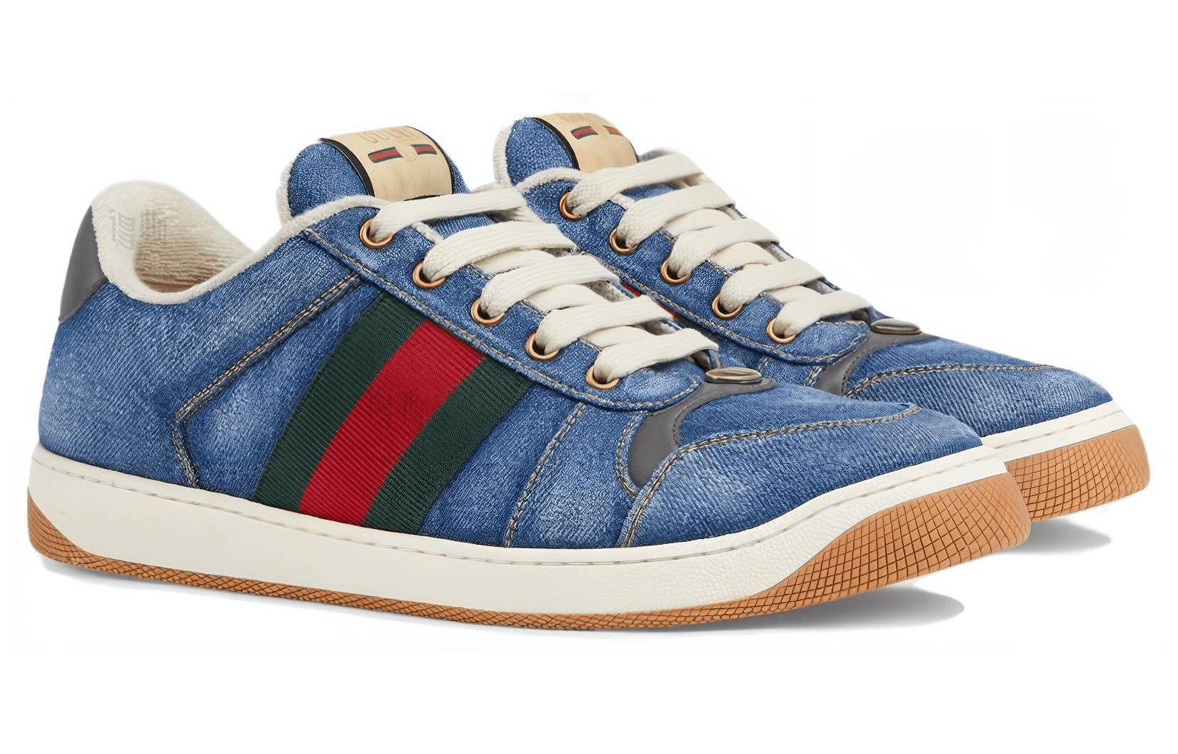 Кроссовки Gucci Screener Denim - изображение 3