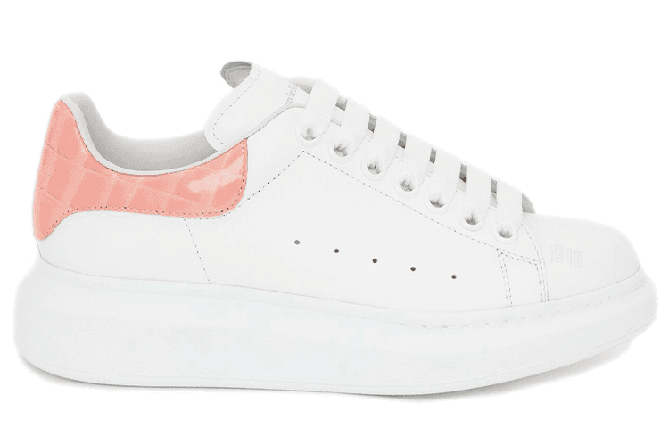 Кроссовки Alexander McQueen Fashion Sneakers White Pink - изображение 2