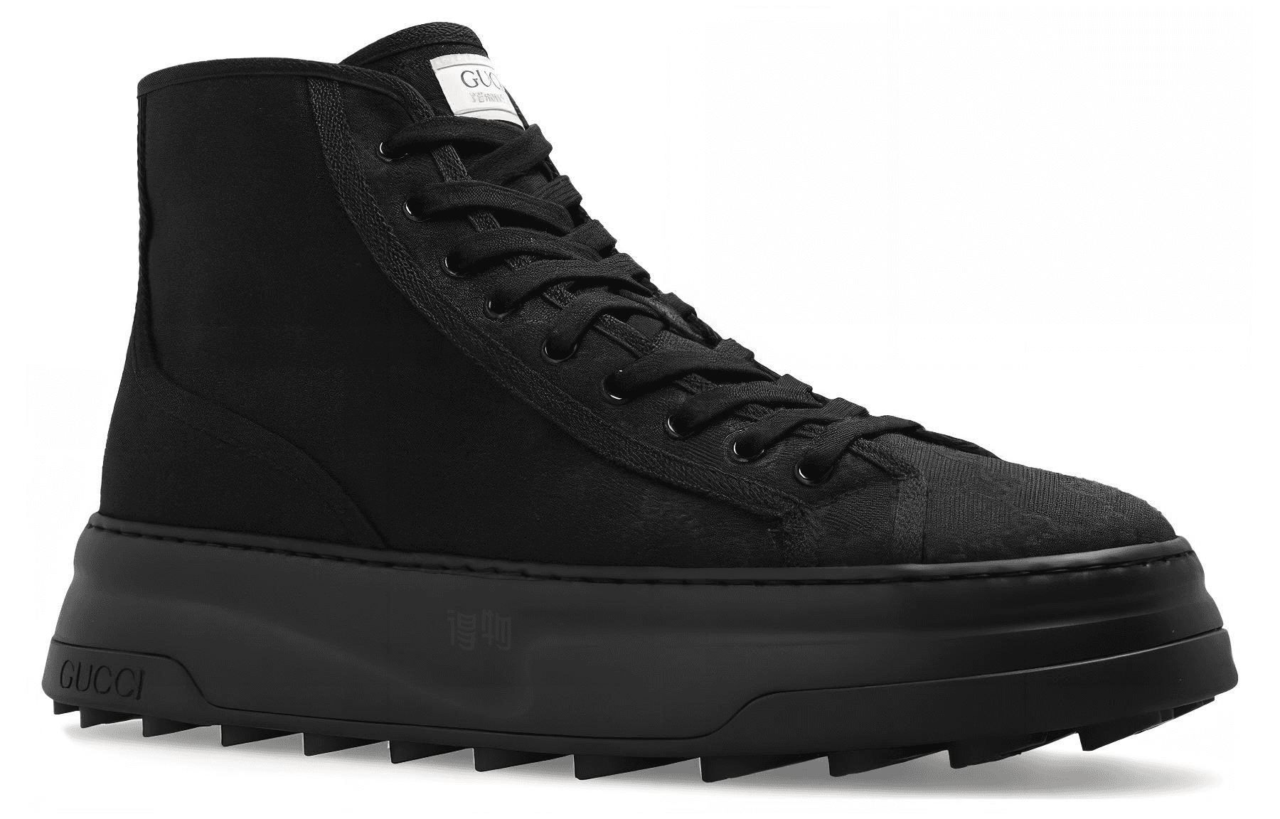 Кеды Gucci High Top Sneakers Black - изображение 3