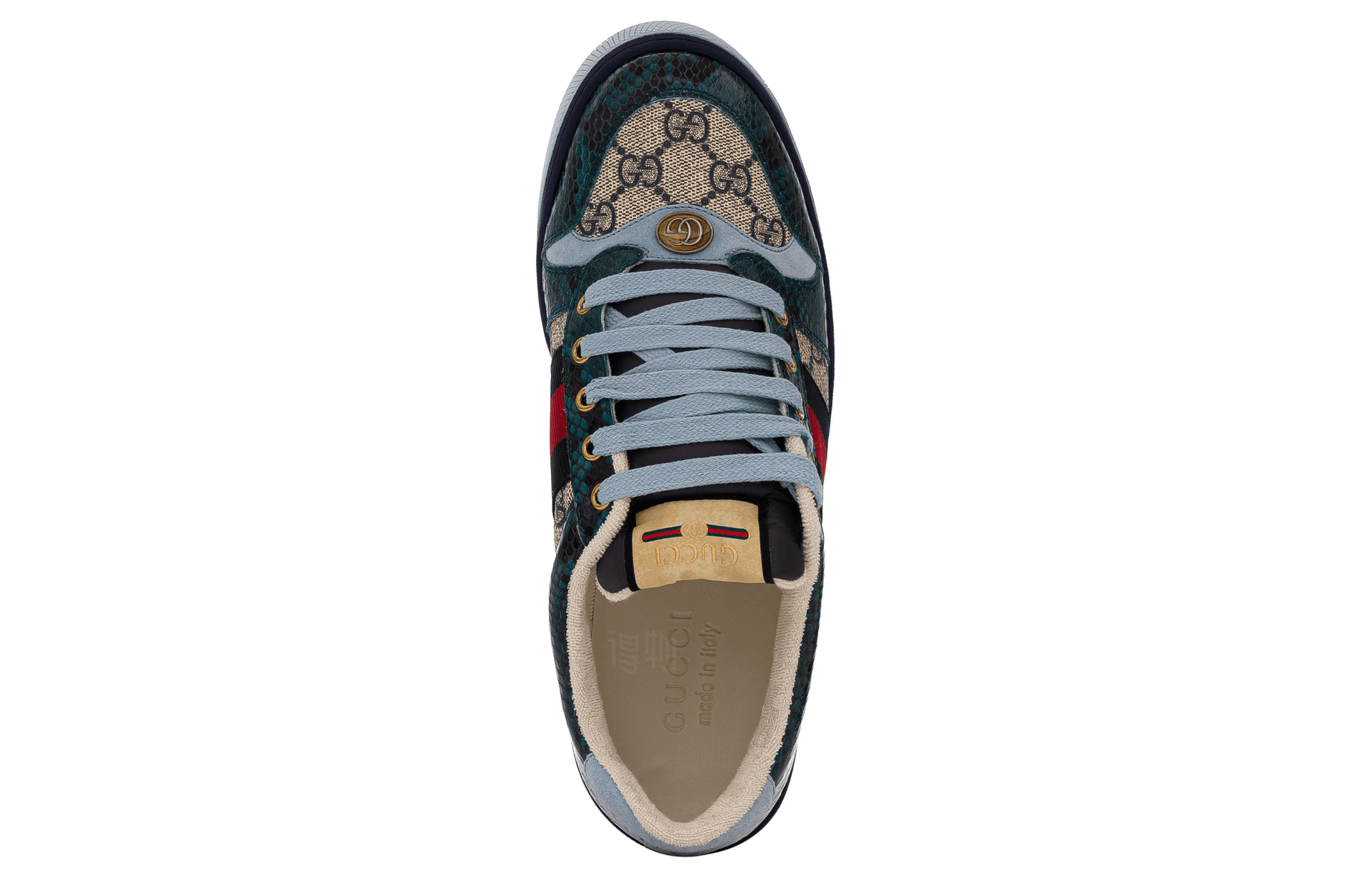 Кроссовки Gucci Low-Top Sneakers Navy - изображение 4