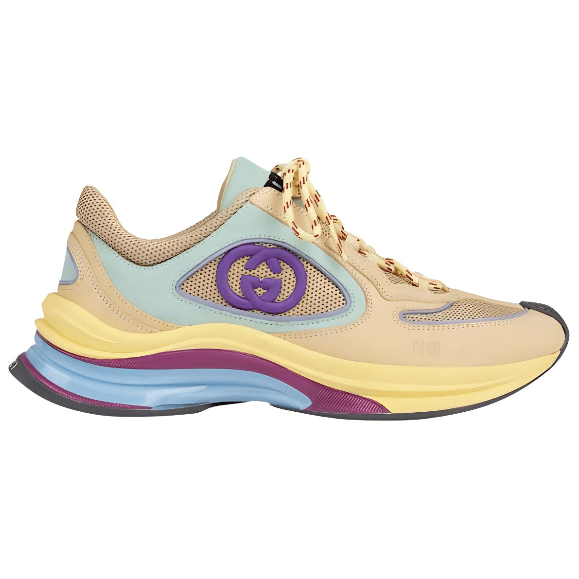 Кроссовки Gucci Run Yellow - изображение 2