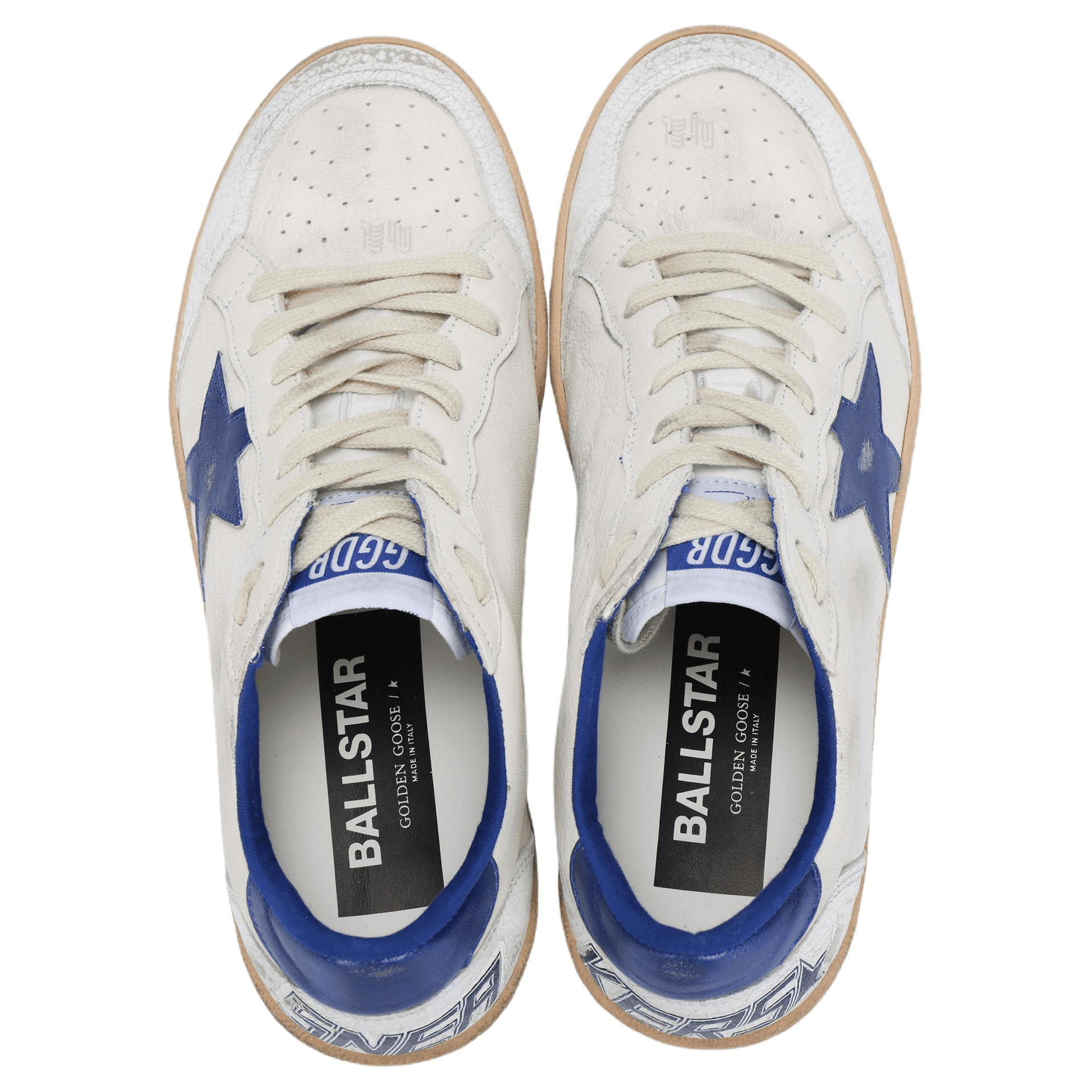 Кроссовки Golden Goose Ball Star White Blue - изображение 3