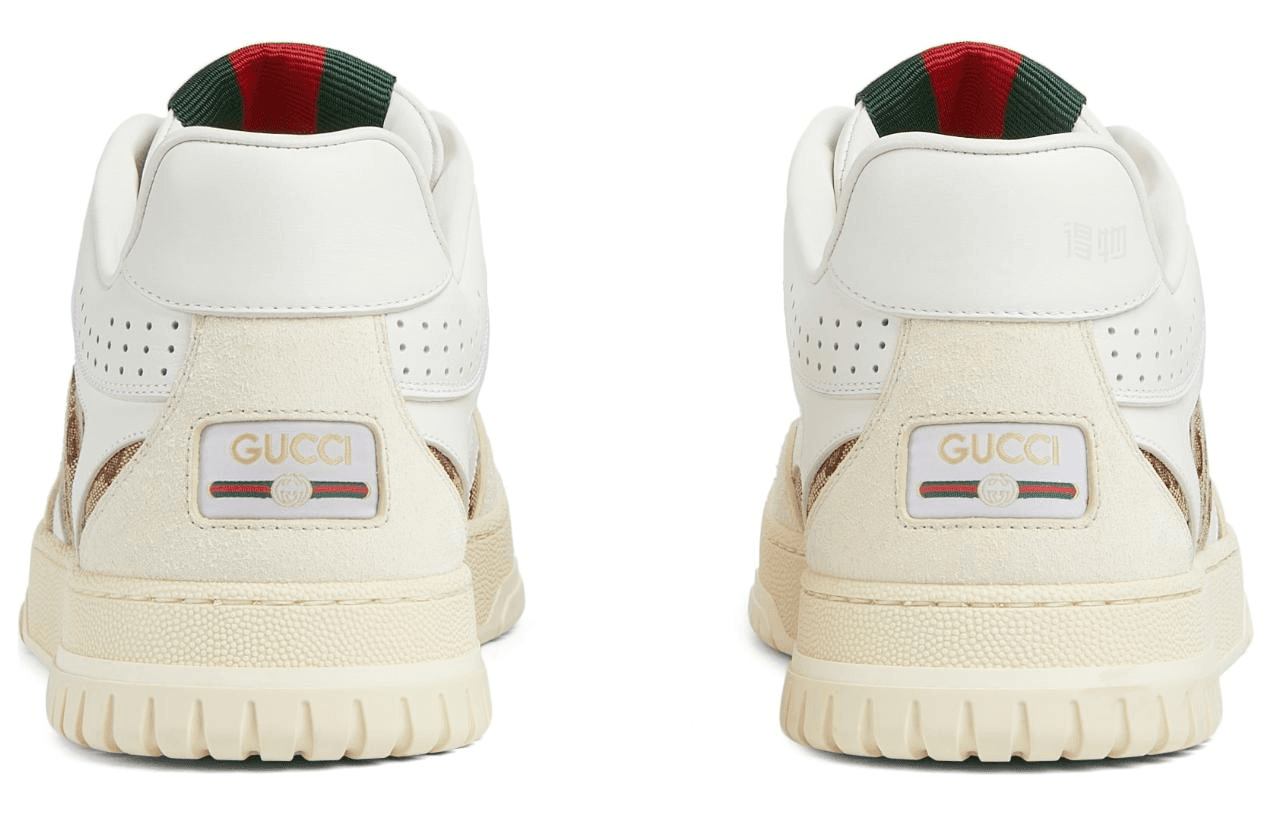 Кроссовки Gucci Re-Web Low Top Sneakers White Brown - изображение 4
