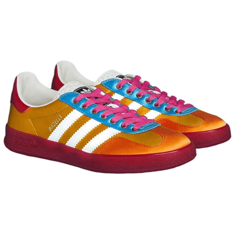 Кроссовки adidas x Gucci Gazelle Bright Yellow - изображение 3