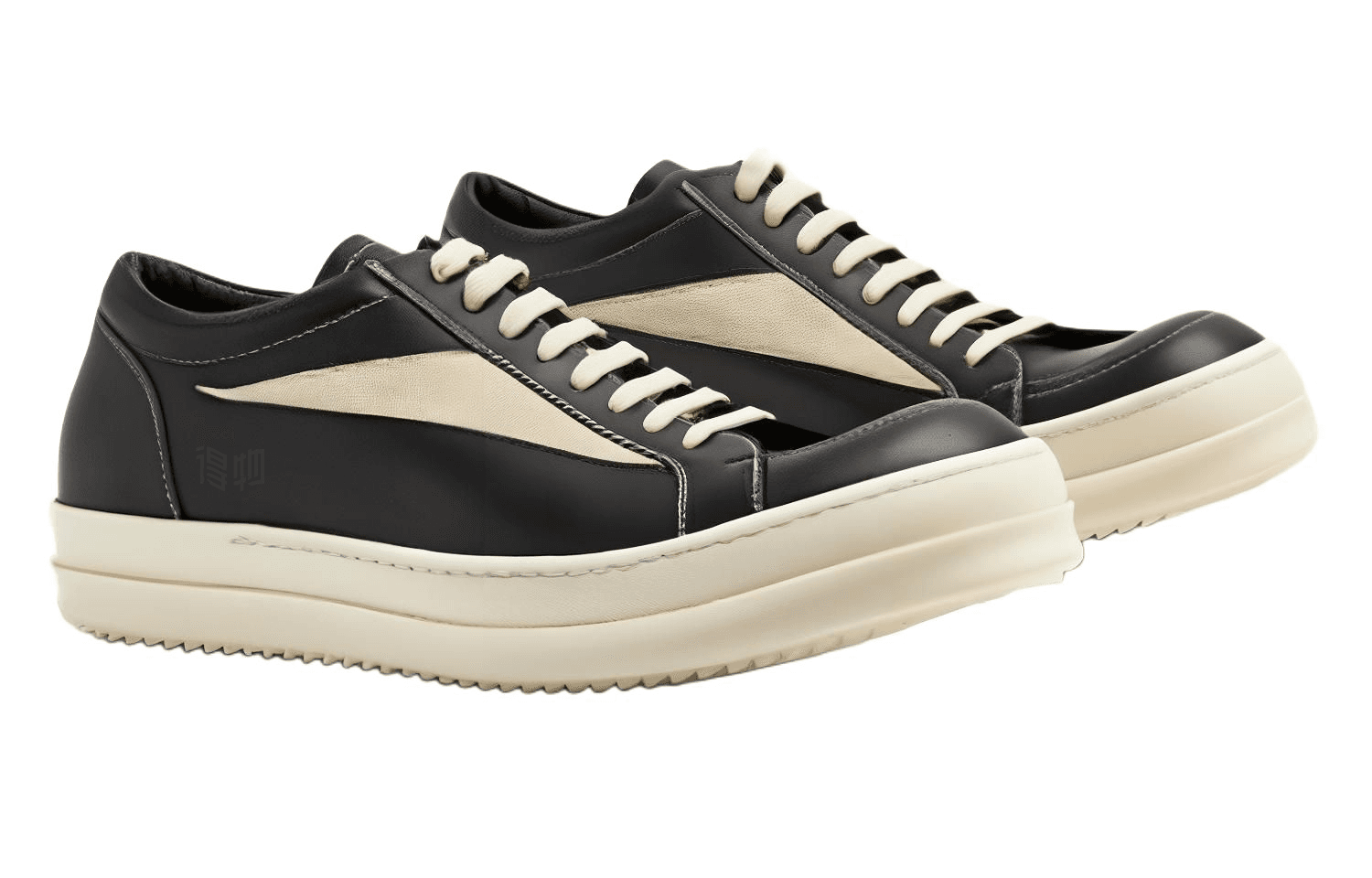 Кроссовки Rick Owens RO Luxor Vintage Black White - изображение 3