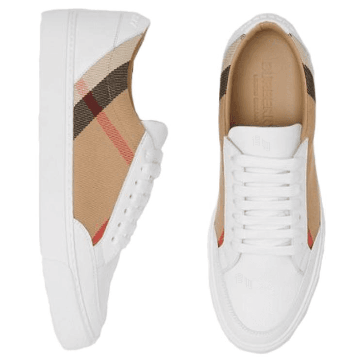 Кроссовки Burberry House Sneakers White - изображение 4