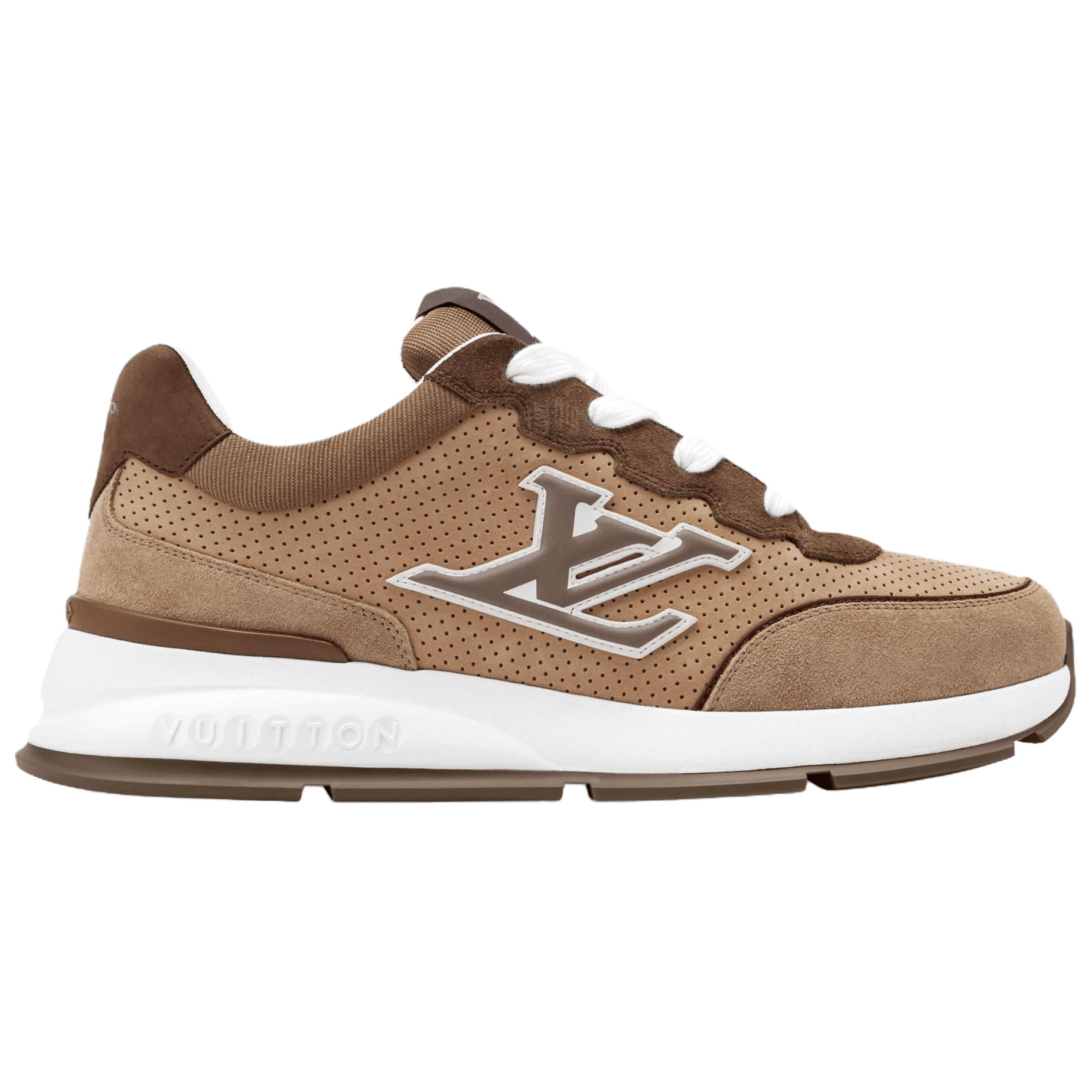 Кроссовки Louis Vuitton Classic Suede Low Top Sneakers Brown - изображение 2