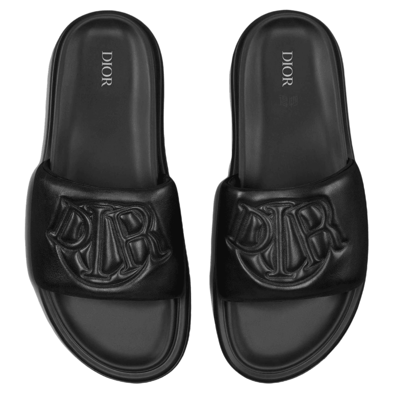 Сандалии DIOR Aqua Slides Black - изображение 4