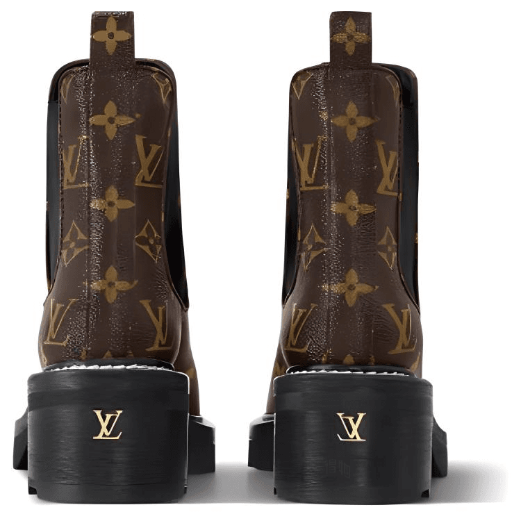 Ботинки челси Louis Vuitton Beaubourg Boots Brown — фото 5