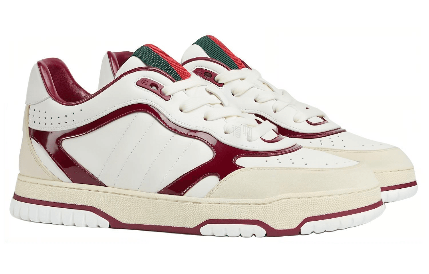 Кроссовки Gucci Re-Web Low Top Sneakers White - изображение 3