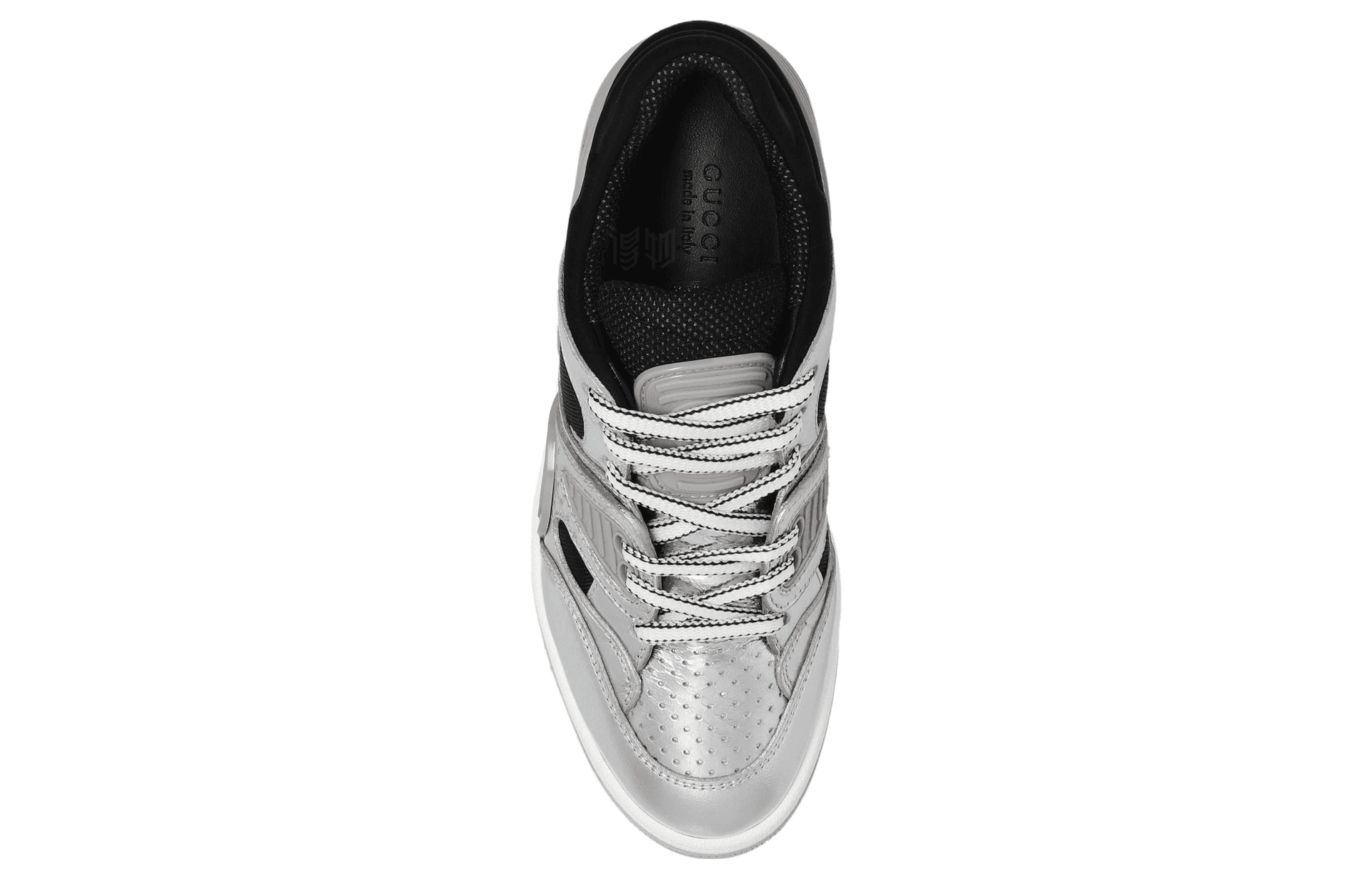 Кроссовки Gucci Basket Silver - изображение 4
