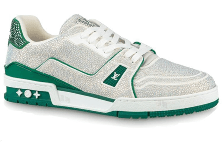 Кроссовки Louis Vuitton Trainer White Green - изображение 2
