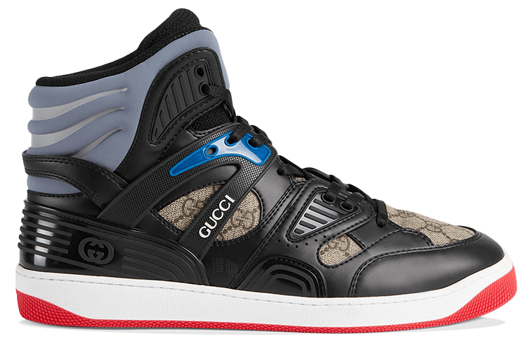 Ретро баскетбольные кроссовки Gucci Basket High-Top - изображение 2