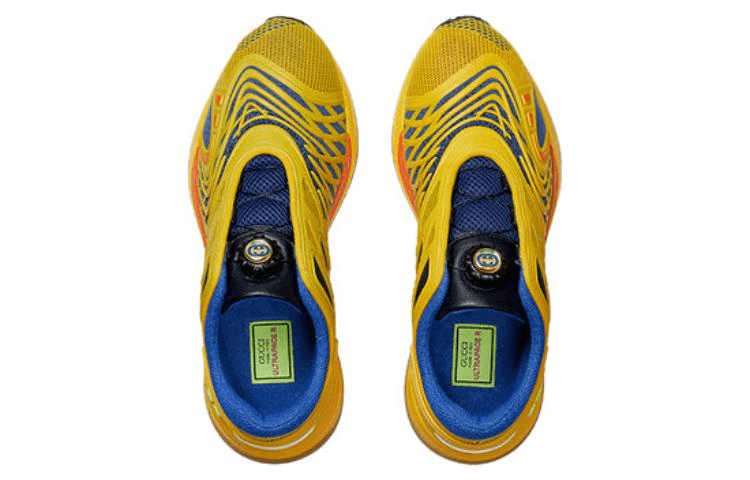 Кроссовки Gucci Ultrapace R Yellow - изображение 4