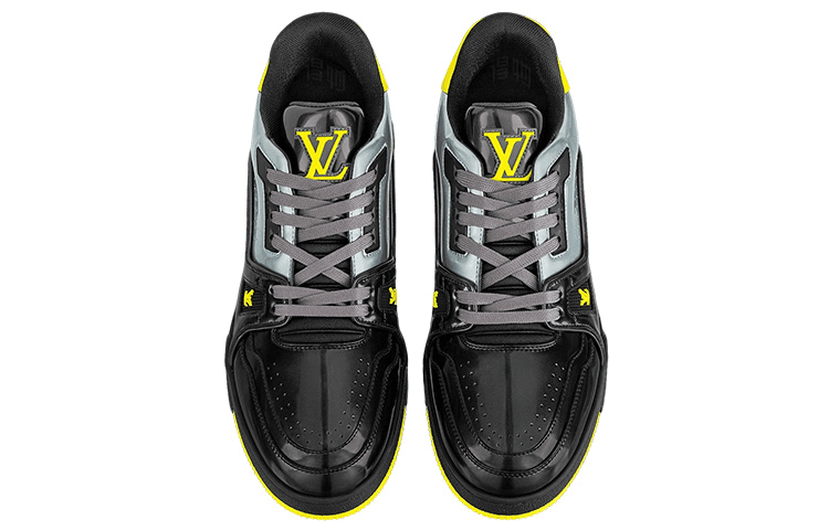 Кроссовки Louis Vuitton Trainer Black Yellow - изображение 4
