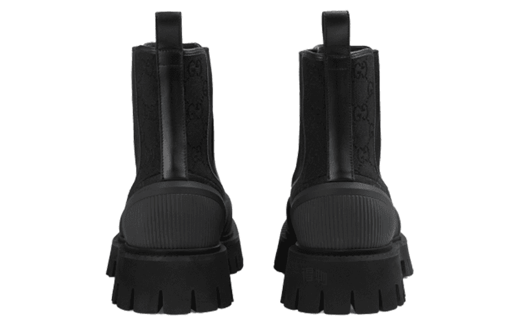 Ботинки челси Gucci Chelsea Boots Black - изображение 5