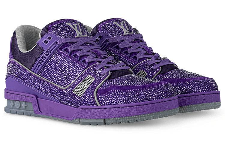 Кроссовки LOUIS VUITTON Trainer Low Purple - изображение 2