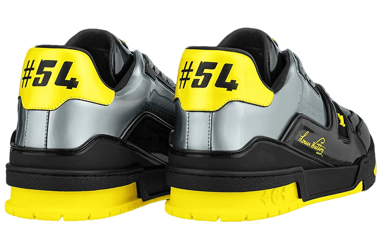 Кроссовки Louis Vuitton Trainer Black Yellow - изображение 3